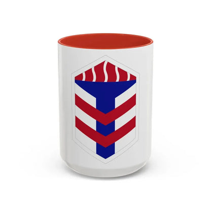 5th Armored Brigade (U.S. Army) Accent Coffee Mug 15oz Red - Go Mug Yourself