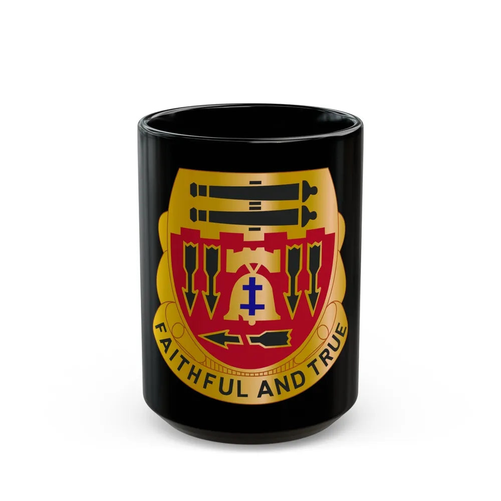 5th Artillery Regiment (U.S. Army) Black Coffee Mug-15oz-Go Mug Yourself