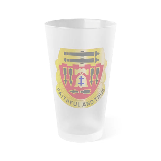 5th Artillery Regiment (U.S. Army) Frosted Pint Glass 16oz-Go Mug Yourself