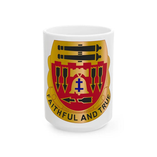 5th Artillery Regiment (U.S. Army) White Coffee Mug-15oz-Go Mug Yourself