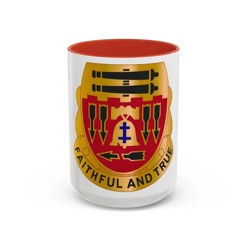 5th Artillery Regiment (U.S. Army) Accent Coffee Mug 15oz Red - Go Mug Yourself