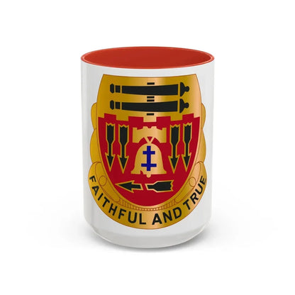 5th Artillery Regiment (U.S. Army) Accent Coffee Mug 15oz Red - Go Mug Yourself