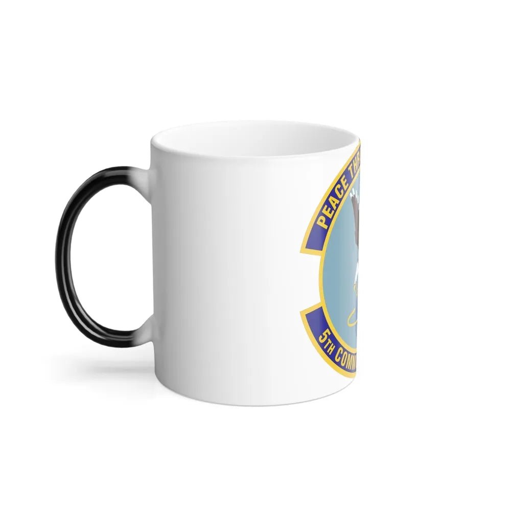 5th Communications Squadron (U.S. Air Force) Color Changing Coffee Mug-Go Mug Yourself