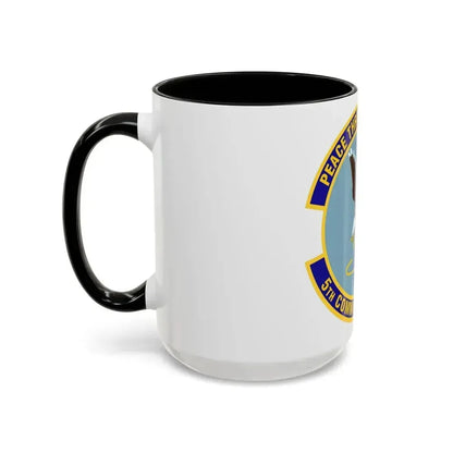 5th Communications Squadron (U.S. Air Force) Accent Coffee Mug - Go Mug Yourself