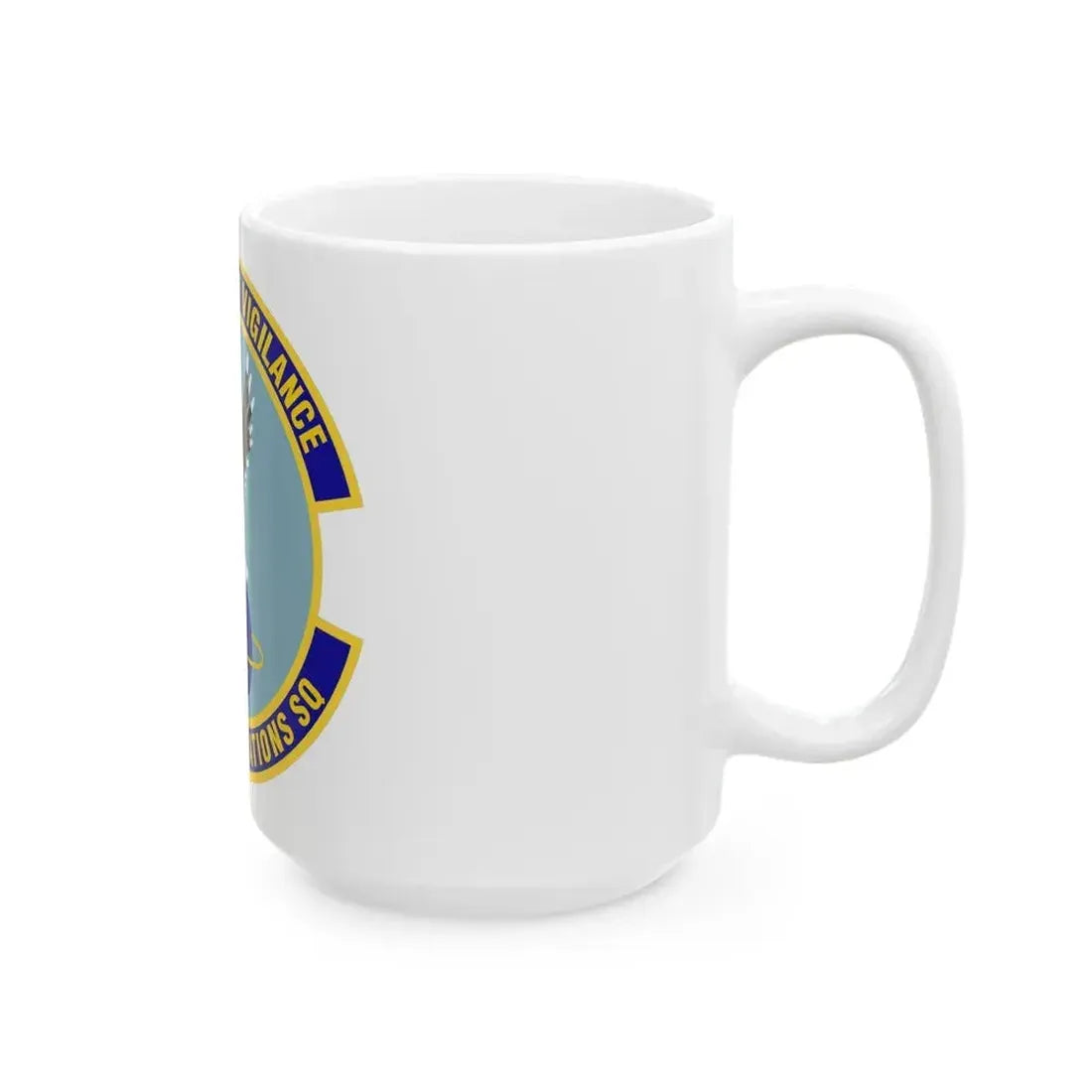 5th Communications Squadron (U.S. Air Force) White Coffee Mug - Go Mug Yourself