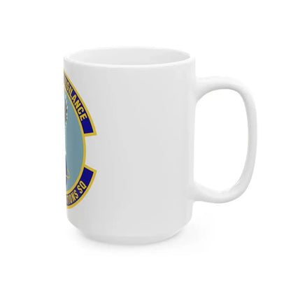 5th Communications Squadron (U.S. Air Force) White Coffee Mug - Go Mug Yourself