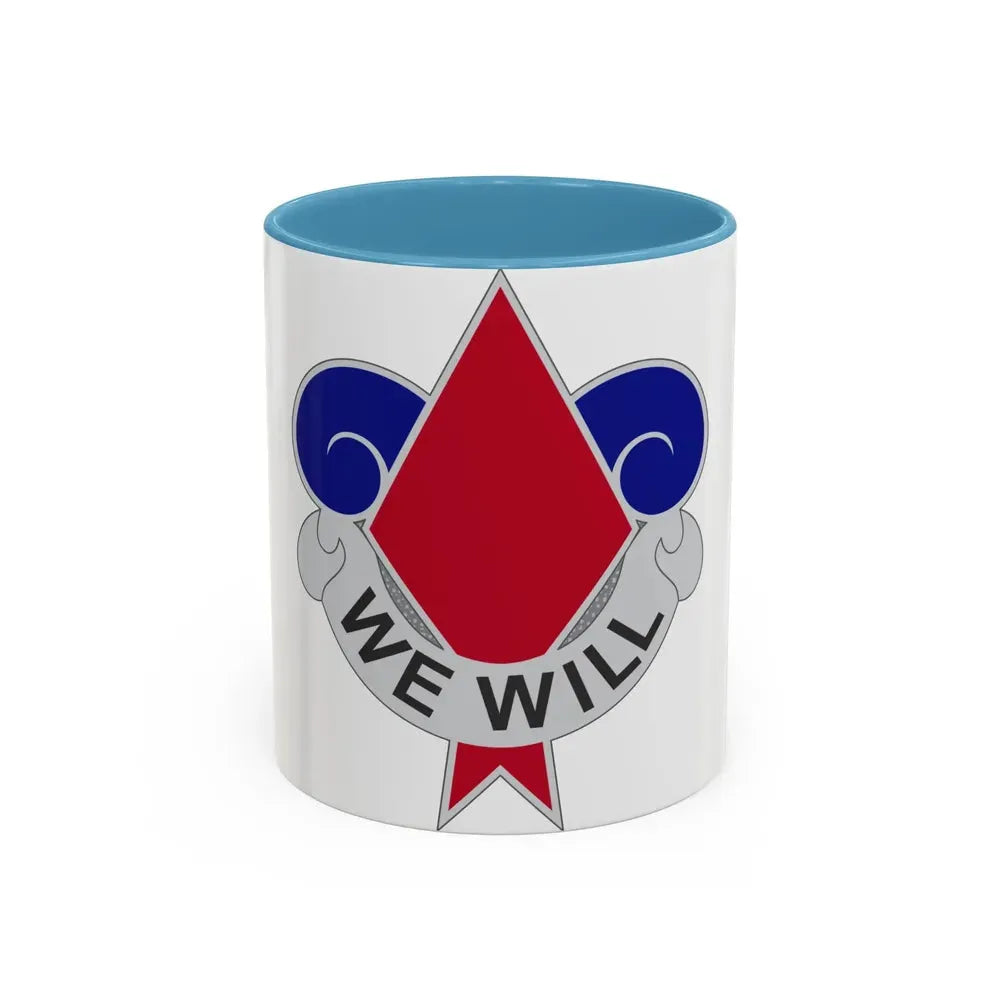 5th Infantry Division (U.S. Army) Accent Coffee Mug 11oz Light Blue - Go Mug Yourself