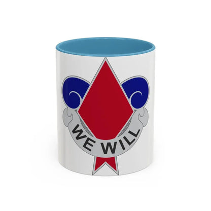 5th Infantry Division (U.S. Army) Accent Coffee Mug 11oz Light Blue - Go Mug Yourself