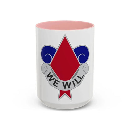 5th Infantry Division (U.S. Army) Accent Coffee Mug 15oz Pink - Go Mug Yourself