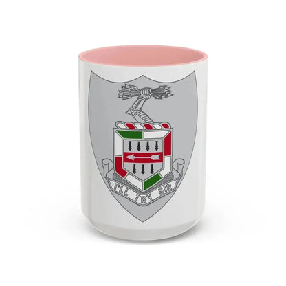5th Infantry Regiment (U.S. Army) Accent Coffee Mug 15oz Pink - Go Mug Yourself