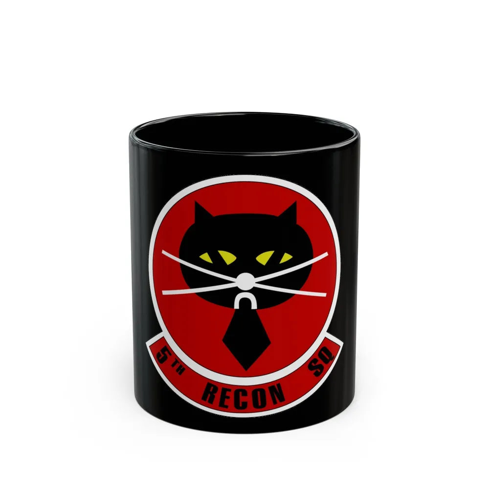 5th Reconnaissance Squadron (U.S. Air Force) Black Coffee Mug-11oz-Go Mug Yourself