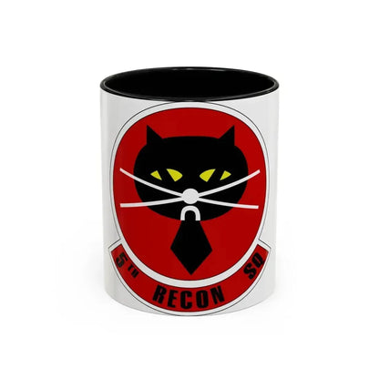 5th Reconnaissance Squadron (U.S. Air Force) Accent Coffee Mug 11oz Black - Go Mug Yourself