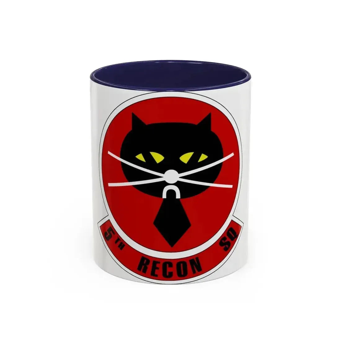 5th Reconnaissance Squadron (U.S. Air Force) Accent Coffee Mug 11oz Navy - Go Mug Yourself