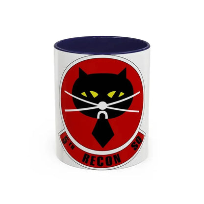 5th Reconnaissance Squadron (U.S. Air Force) Accent Coffee Mug 11oz Navy - Go Mug Yourself