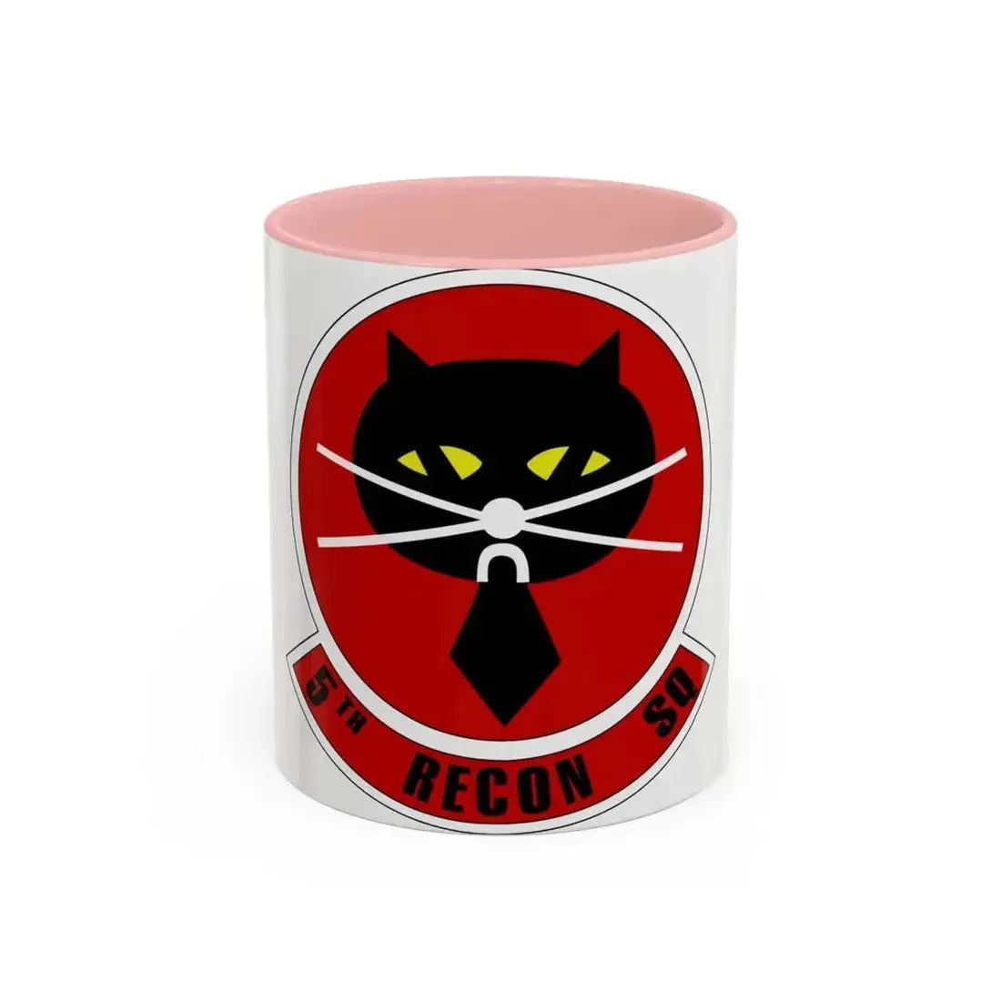 5th Reconnaissance Squadron (U.S. Air Force) Accent Coffee Mug 11oz Pink - Go Mug Yourself