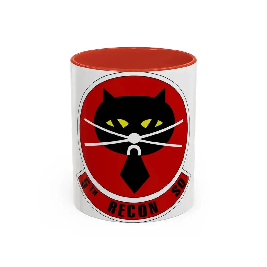 5th Reconnaissance Squadron (U.S. Air Force) Accent Coffee Mug 11oz Red - Go Mug Yourself
