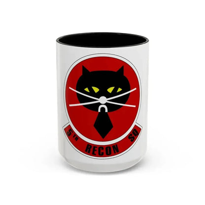 5th Reconnaissance Squadron (U.S. Air Force) Accent Coffee Mug 15oz Black - Go Mug Yourself