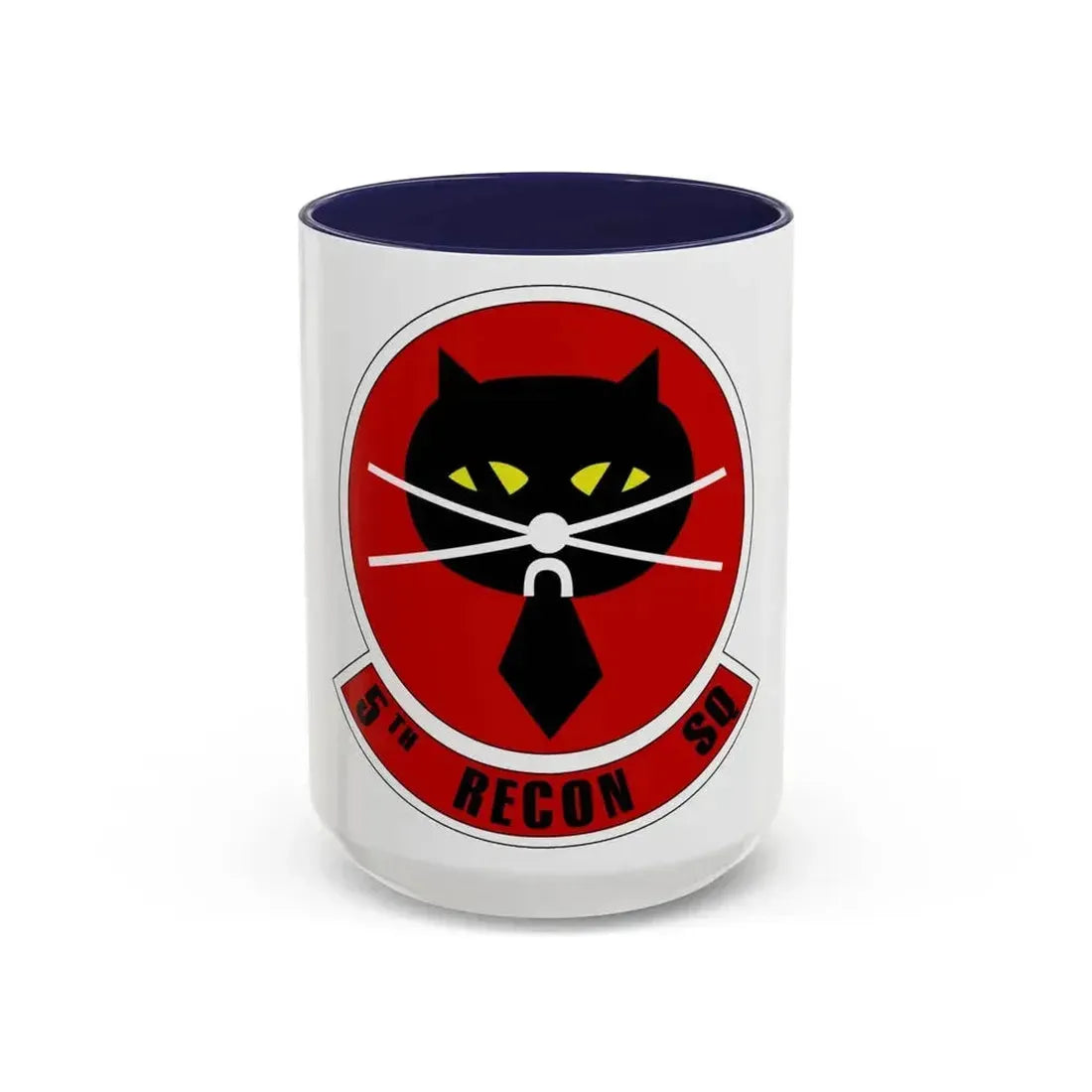 5th Reconnaissance Squadron (U.S. Air Force) Accent Coffee Mug 15oz Navy - Go Mug Yourself