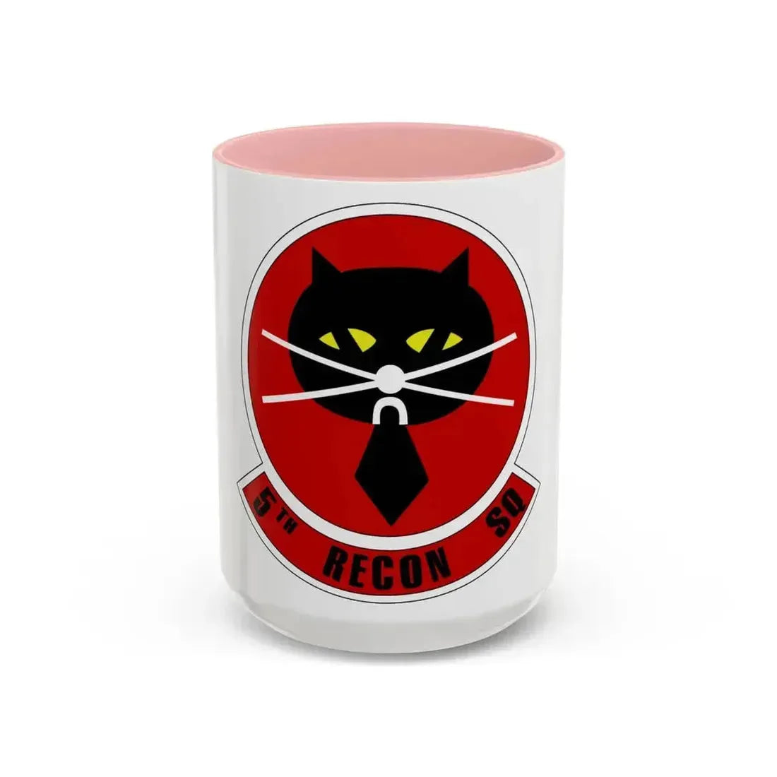 5th Reconnaissance Squadron (U.S. Air Force) Accent Coffee Mug 15oz Pink - Go Mug Yourself