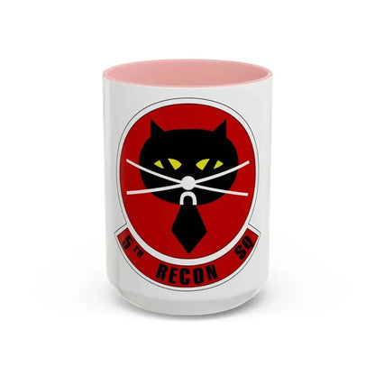 5th Reconnaissance Squadron (U.S. Air Force) Accent Coffee Mug 15oz Pink - Go Mug Yourself