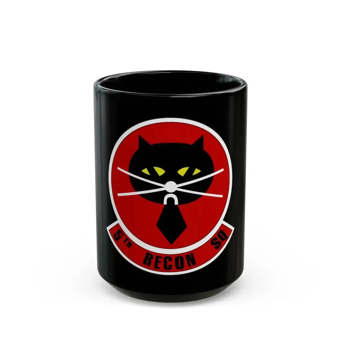 5th Reconnaissance Squadron (U.S. Air Force) Black Coffee Mug 15oz - Go Mug Yourself