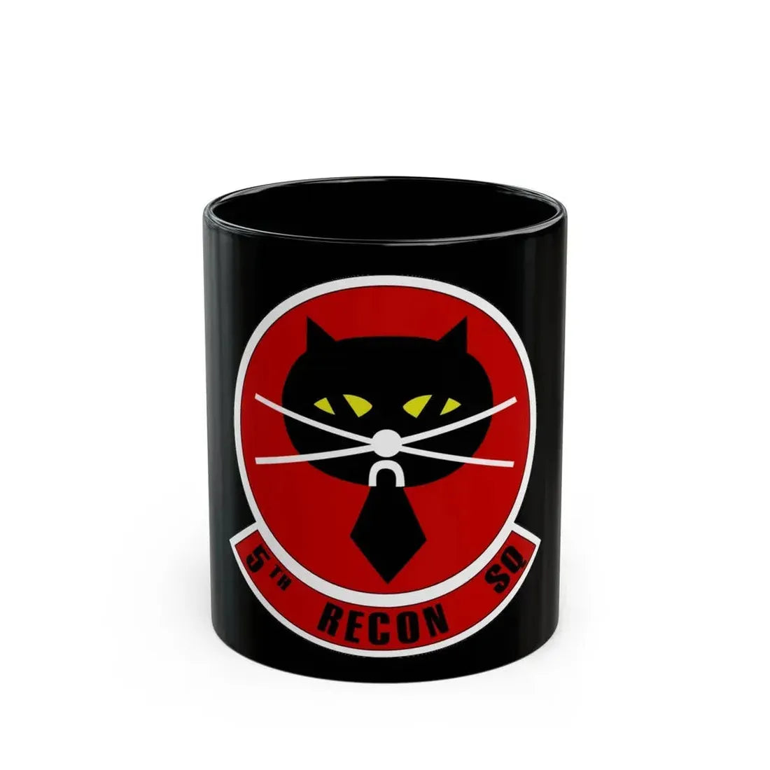 5th Reconnaissance Squadron (U.S. Air Force) Black Coffee Mug - Go Mug Yourself