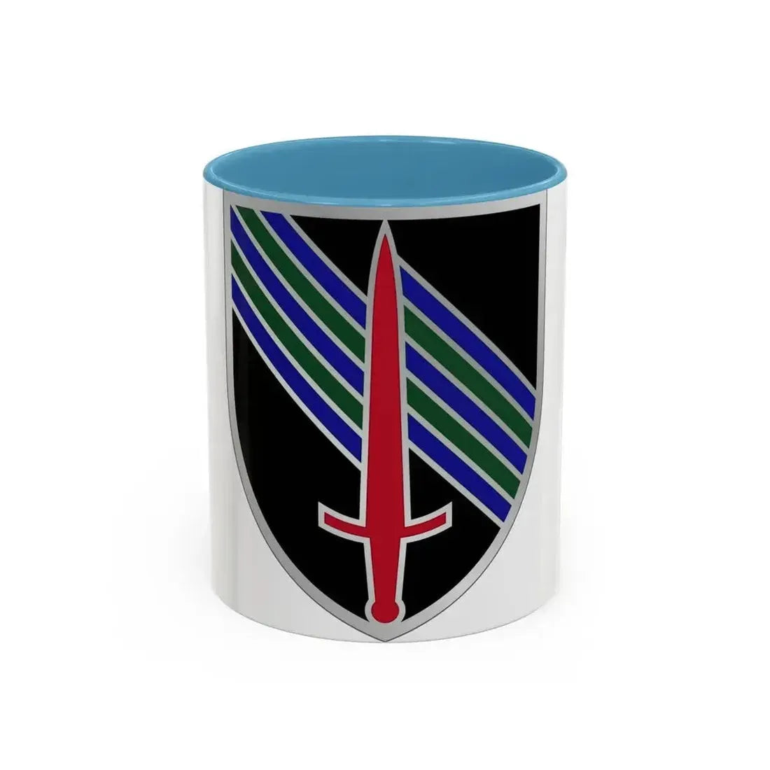 5th Security Force Assistance Brigade (U.S. Army) Accent Coffee Mug 11oz Light Blue - Go Mug Yourself