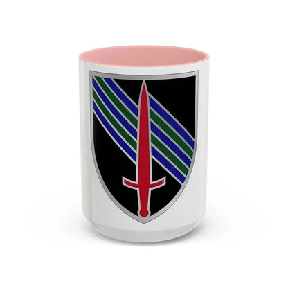 5th Security Force Assistance Brigade (U.S. Army) Accent Coffee Mug 15oz Pink - Go Mug Yourself