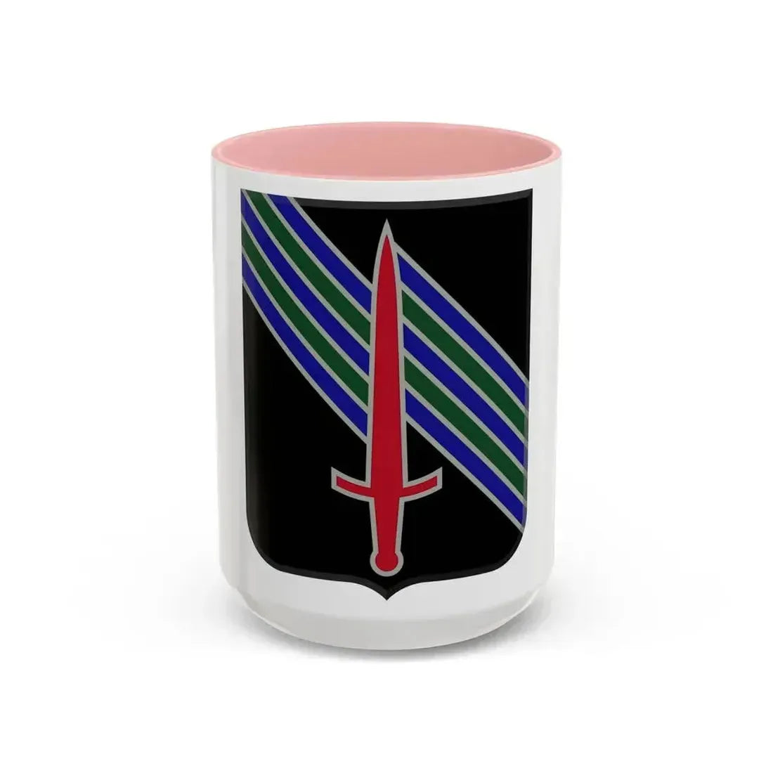 5th Security Force Assistance Brigade v2 (U.S. Army) Accent Coffee Mug 15oz Pink - Go Mug Yourself