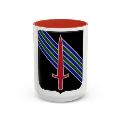 5th Security Force Assistance Brigade v2 (U.S. Army) Accent Coffee Mug 15oz Red - Go Mug Yourself