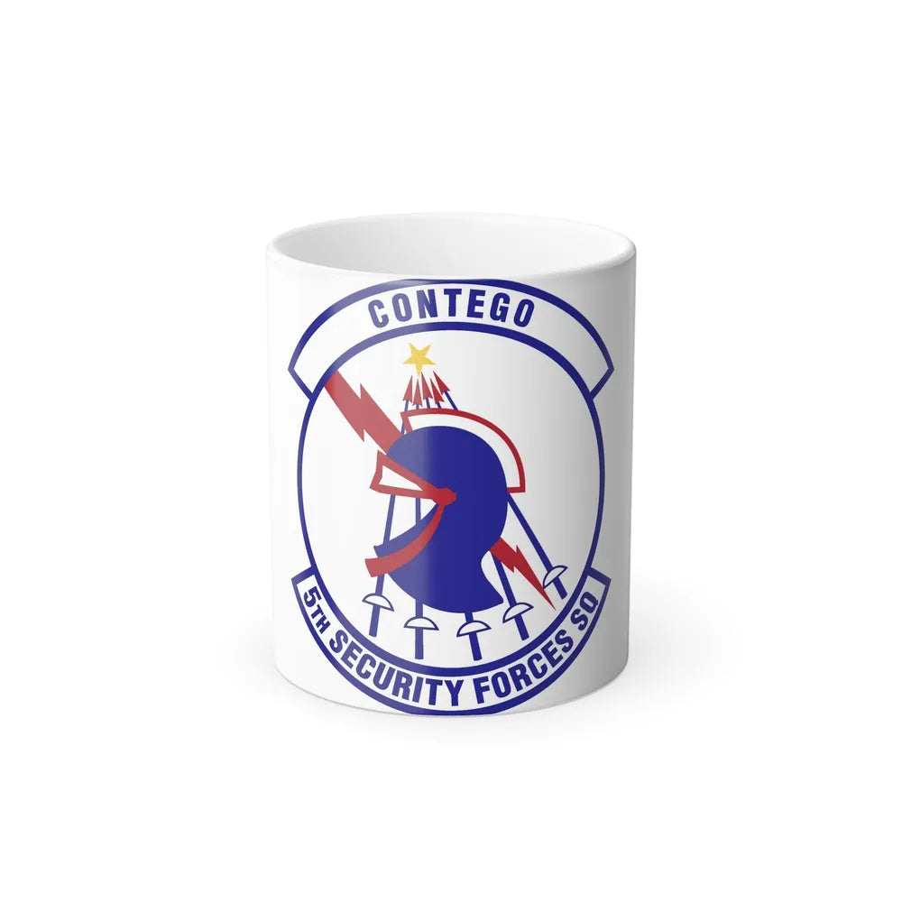 5th Security Forces Squadron (U.S. Air Force) Color Changing Coffee Mug-11oz-Go Mug Yourself