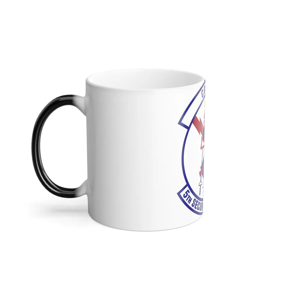 5th Security Forces Squadron (U.S. Air Force) Color Changing Coffee Mug-Go Mug Yourself