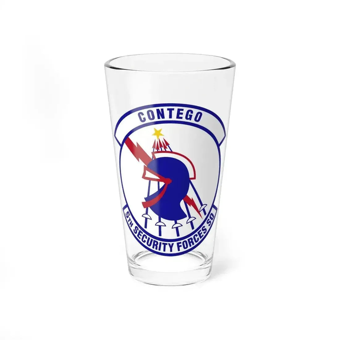 5th Security Forces Squadron (U.S. Air Force) Pint Glass 16oz 16oz - Go Mug Yourself