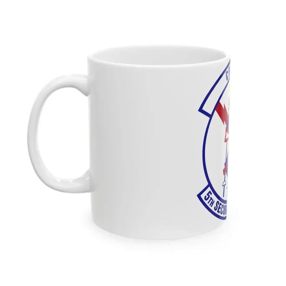 5th Security Forces Squadron (U.S. Air Force) White Coffee Mug - Go Mug Yourself