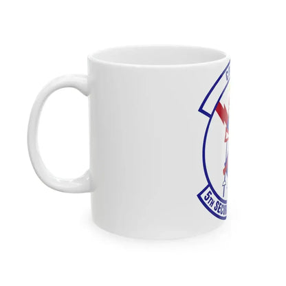 5th Security Forces Squadron (U.S. Air Force) White Coffee Mug - Go Mug Yourself