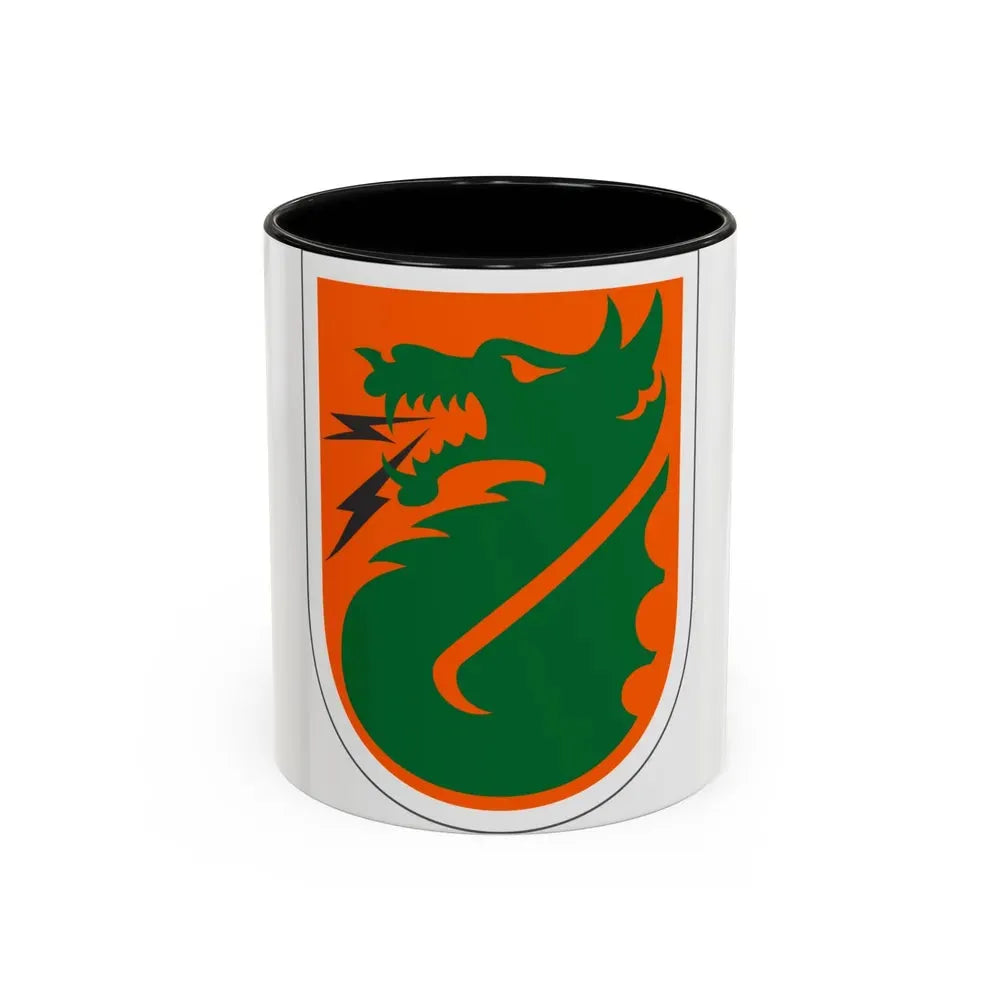 5th Signal Command (U.S. Army) Accent Coffee Mug 11oz Black - Go Mug Yourself