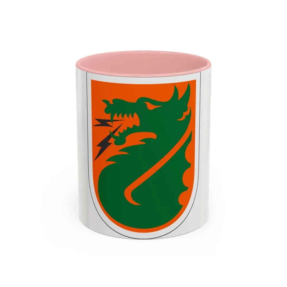 5th Signal Command (U.S. Army) Accent Coffee Mug 11oz Pink - Go Mug Yourself