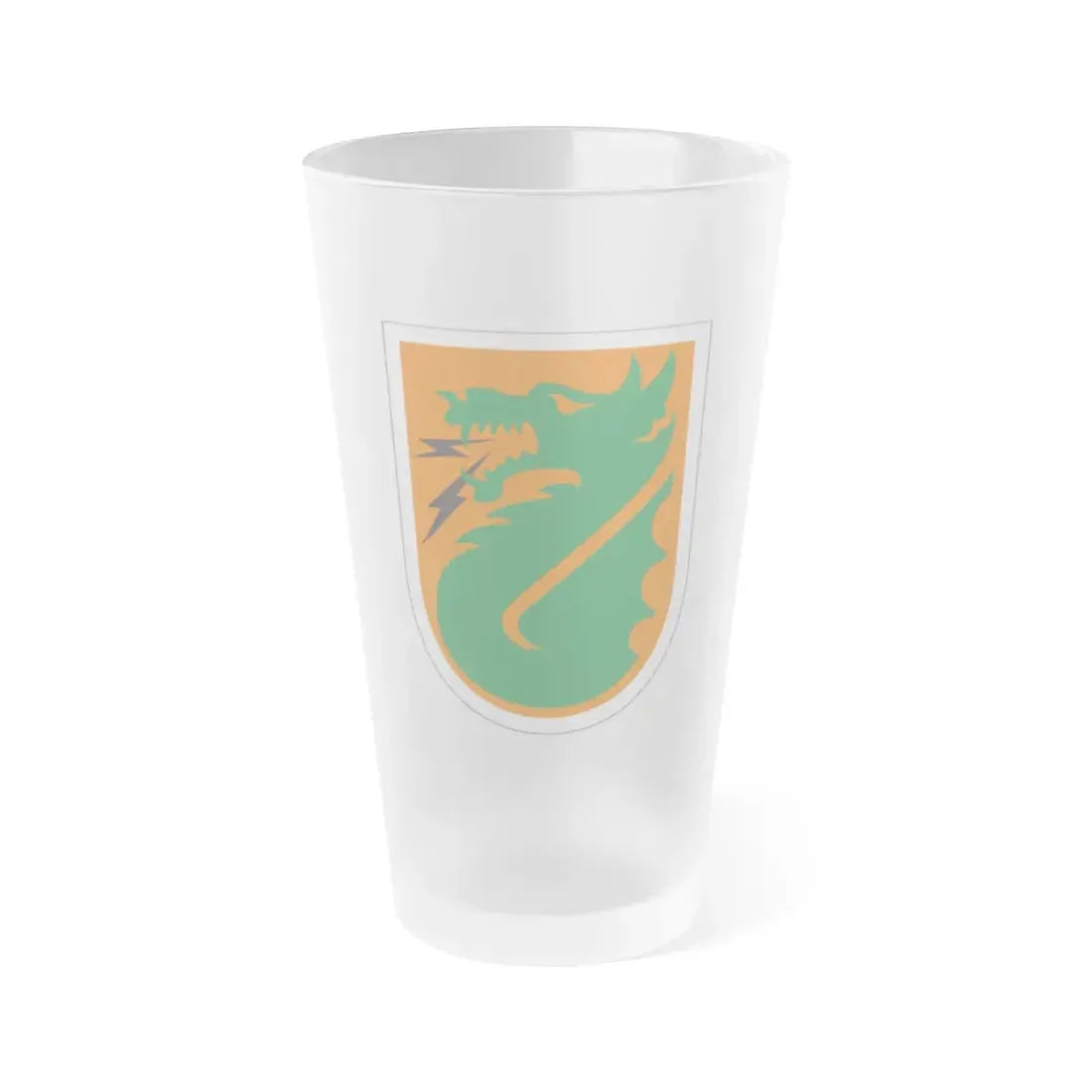5th Signal Command (U.S. Army) Frosted Pint Glass 16oz Default Title - Go Mug Yourself