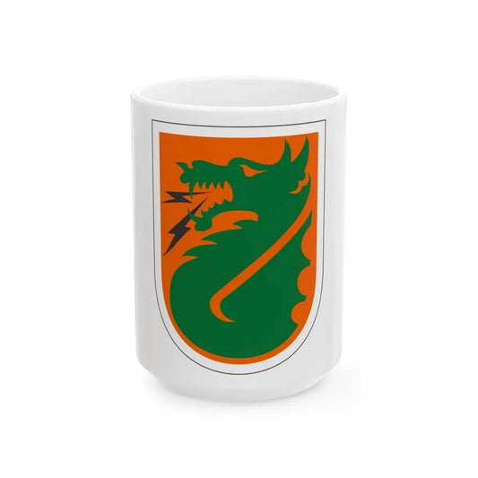 5th Signal Command (U.S. Army) White Coffee Mug 15oz - Go Mug Yourself