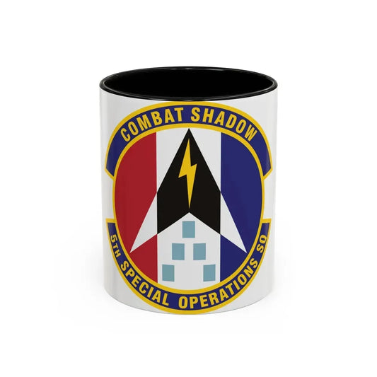 5th Special Operations Squadron (U.S. Air Force) Accent Coffee Mug 11oz Black - Go Mug Yourself