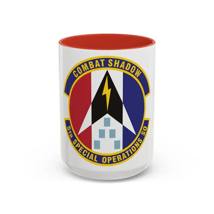 5th Special Operations Squadron (U.S. Air Force) Accent Coffee Mug 15oz Red - Go Mug Yourself