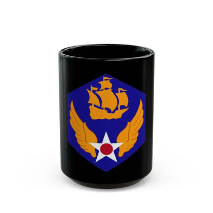 6 Air Force (U.S. Army) Black Coffee Mug-15oz-Go Mug Yourself