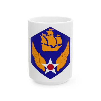 6 Air Force (U.S. Army) White Coffee Mug-15oz-Go Mug Yourself