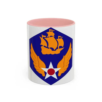 6 Air Force (U.S. Army) Accent Coffee Mug 11oz Pink - Go Mug Yourself