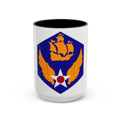 6 Air Force (U.S. Army) Accent Coffee Mug 15oz Black - Go Mug Yourself