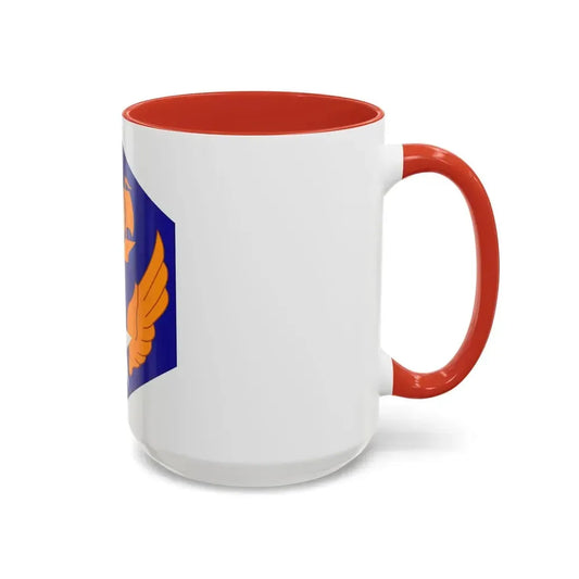 6 Air Force (U.S. Army) Accent Coffee Mug 15oz Red - Go Mug Yourself