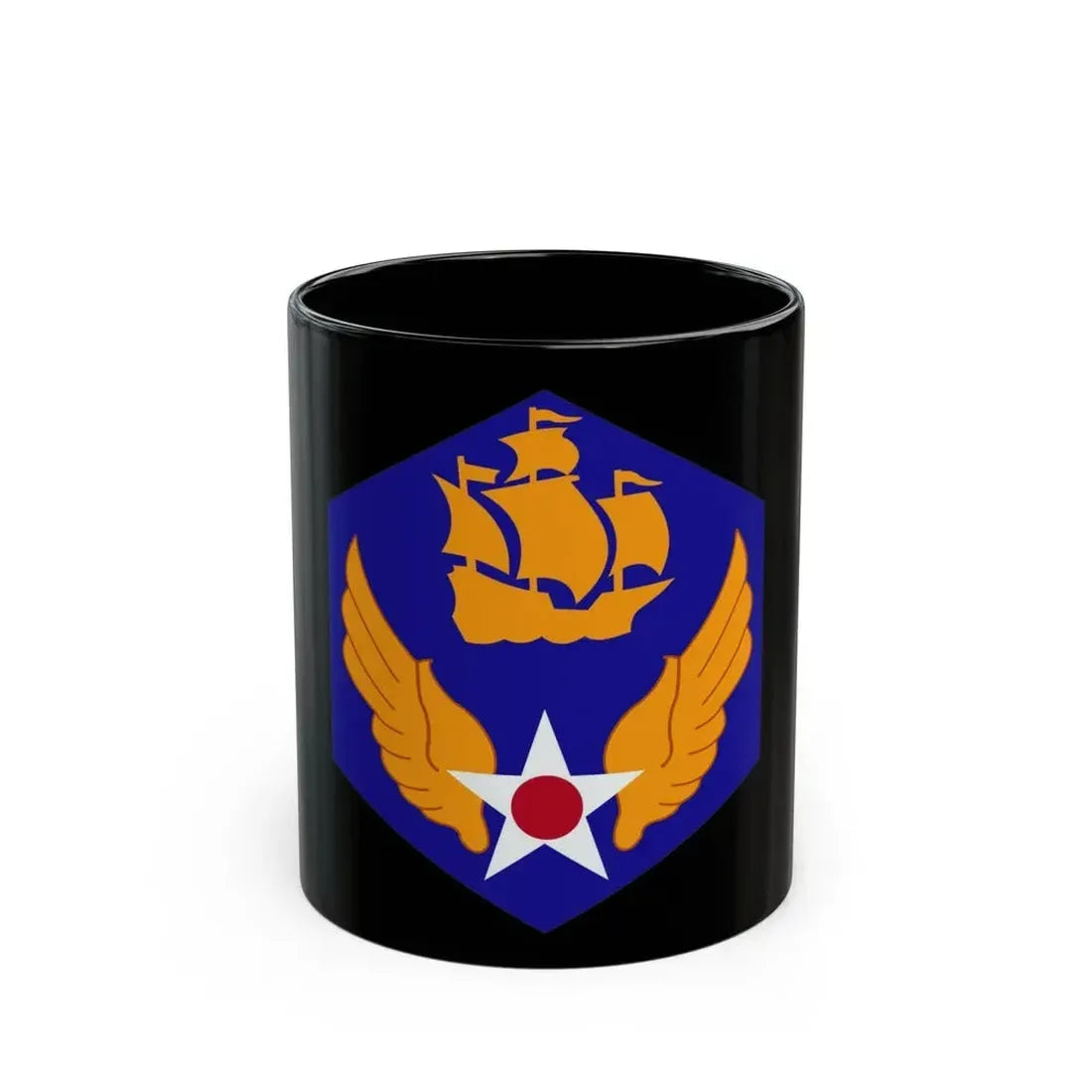 6 Air Force (U.S. Army) Black Coffee Mug 11oz - Go Mug Yourself