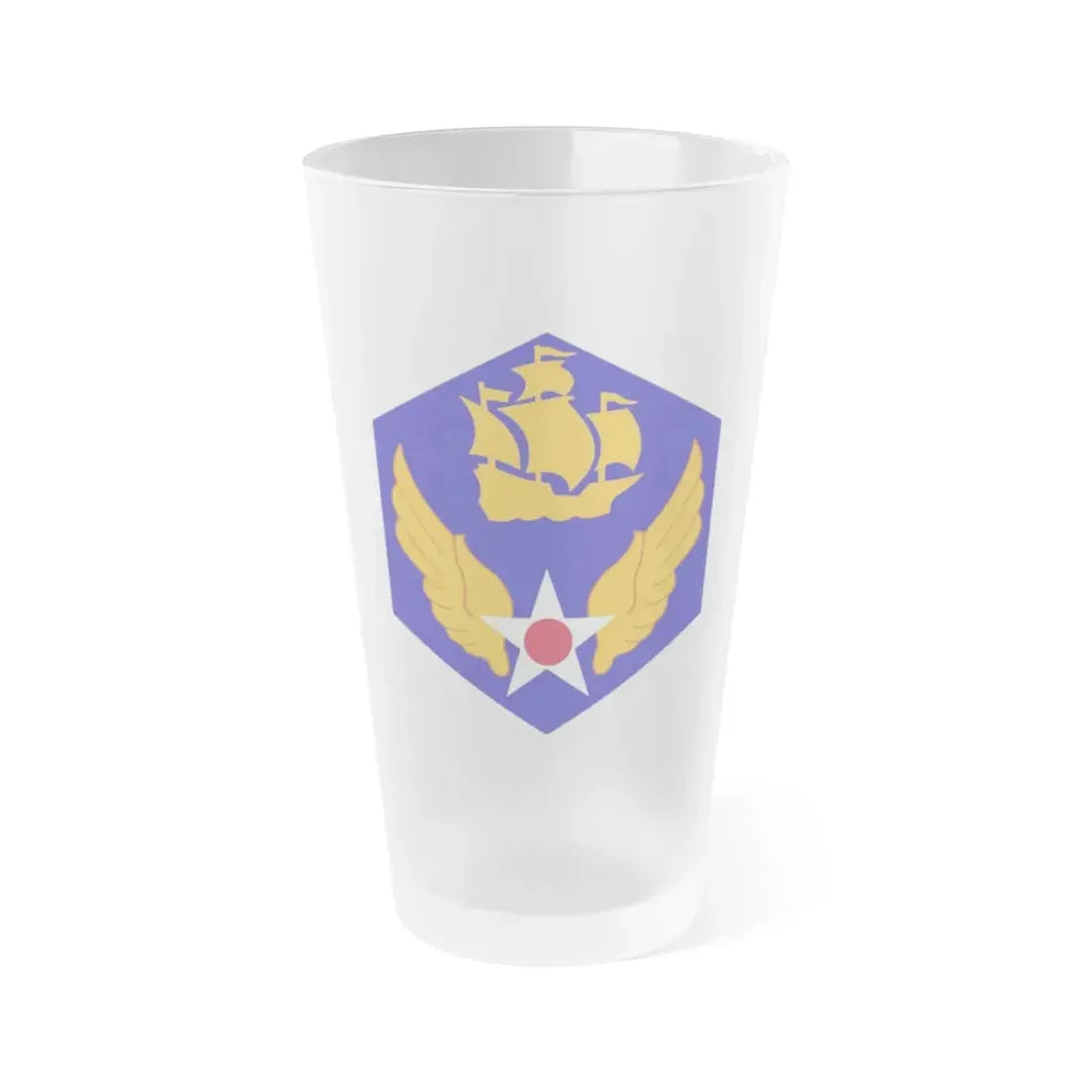 6 Air Force (U.S. Army) Frosted Pint Glass 16oz Default Title - Go Mug Yourself