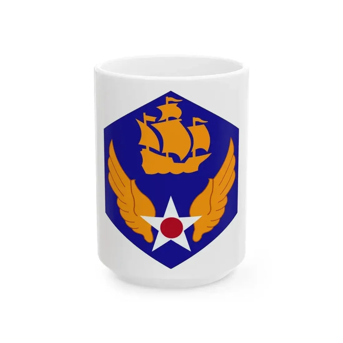 6 Air Force (U.S. Army) White Coffee Mug 15oz - Go Mug Yourself