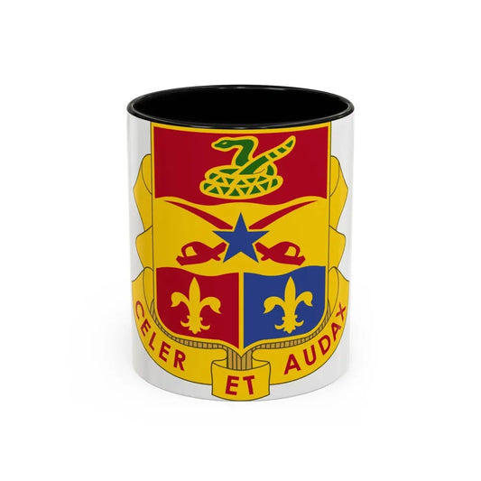 6 Artillery Regiment (U.S. Army) Accent Coffee Mug 11oz Black - Go Mug Yourself